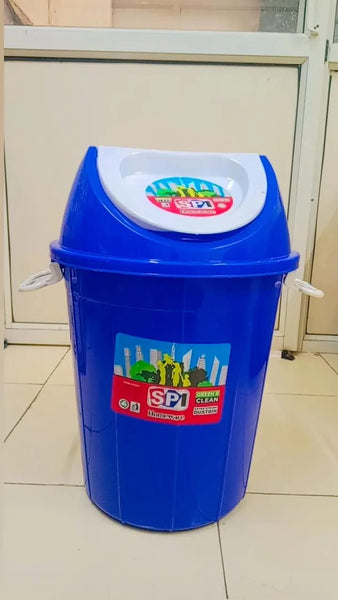 AM0949 Swing Dustbin Plastic Green Clean 320