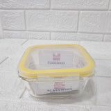 Di0004 Cello Fit & Fresh Clip-O Square Glass Storage Container - 320ml