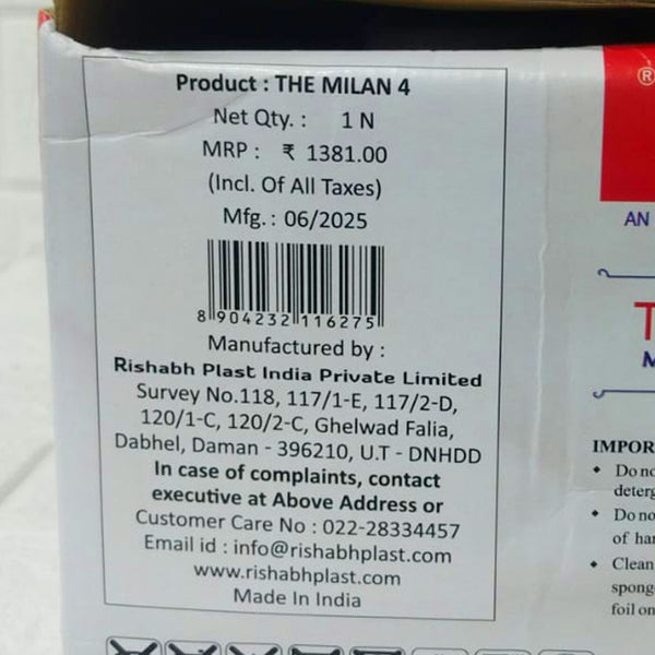 Di0151 Rishabh Milan 4 Multipurpose Container Set