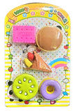 AM3710 3D Cute Food Shape Rubber Pencil Erasers for Kid