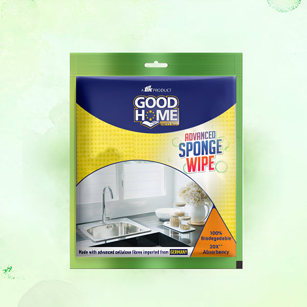 AM0685 Sponge Wipes for Kitchen & Home Cleaning  unit 3wipes , Biodegradable Material, Super Absorbant (Multicolor)