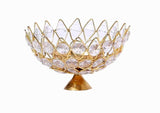 AM0359 Brass  Diamond & Lotus Style - Akhand Diya SIZE 1 BIG