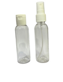 3682 Clear Empty Fine Mist Plastic | Mini Travel Bottle Kit | Squeezable Bottles | Flip Cap Bottle Refillable