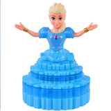 AM6041 Girl Dancing Princess Music Toy Rotating Dancing Princess Doll Battery Operated Toy with Lights & Sound