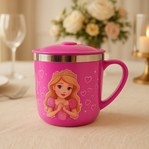 Di0050 Joyful Disney Stainless Steel Mug With Lid