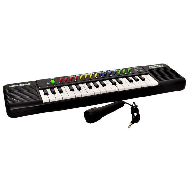 AM6033 Piano Keyboard for Kids with Microphone - 32 Key Piano + MIC + ADAPTER POWER OPTION