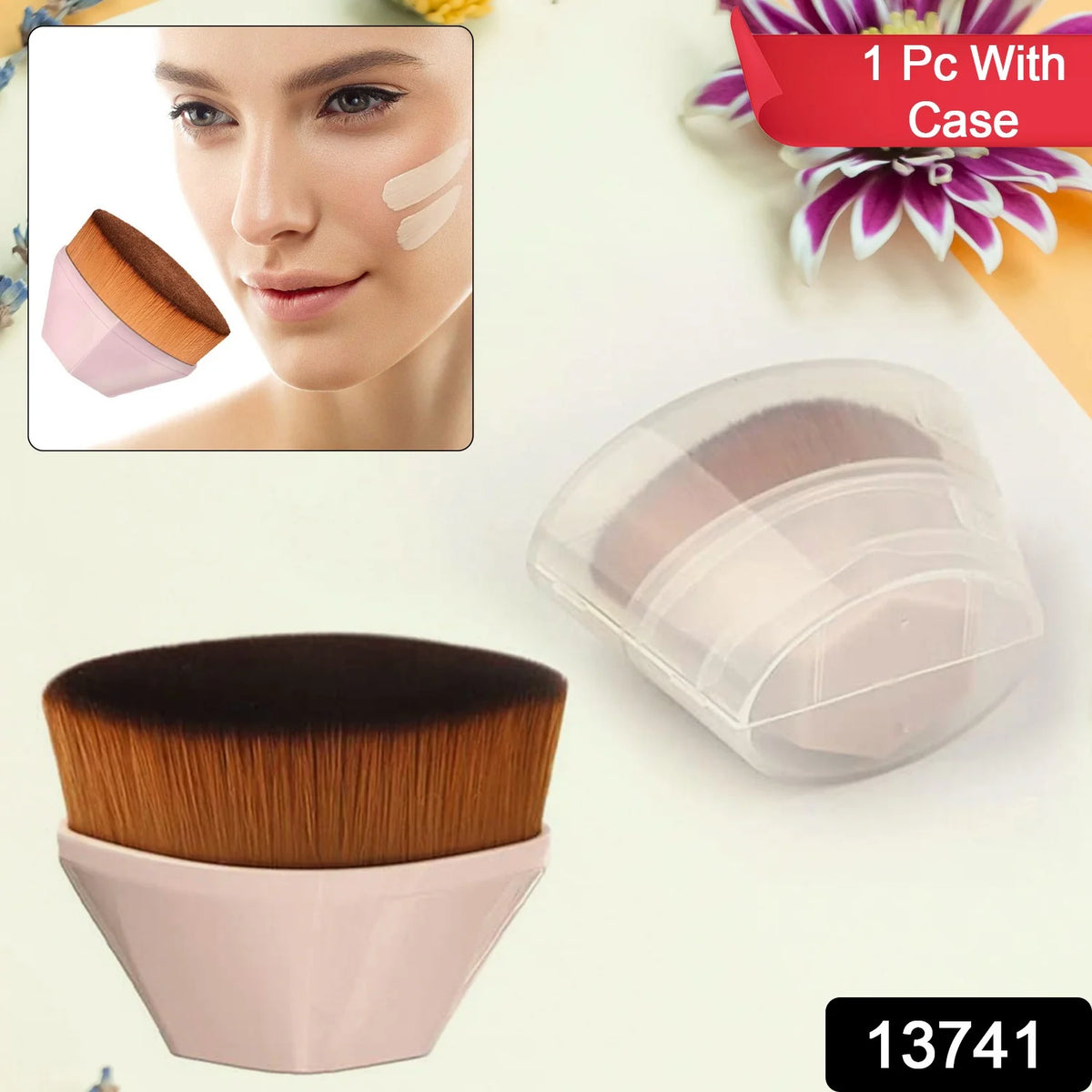 13741 Foundation Makeup Brush, Perfect Makeup Brush Portable Case (1 P ...