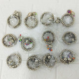 Di0306 Little Girls Oxidized Silver Kada with Beads