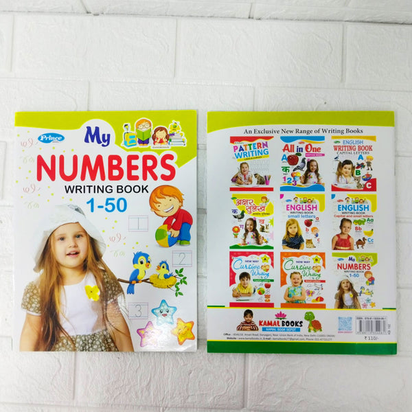 Di0084 Prince My Numbers Writing Book 1–50