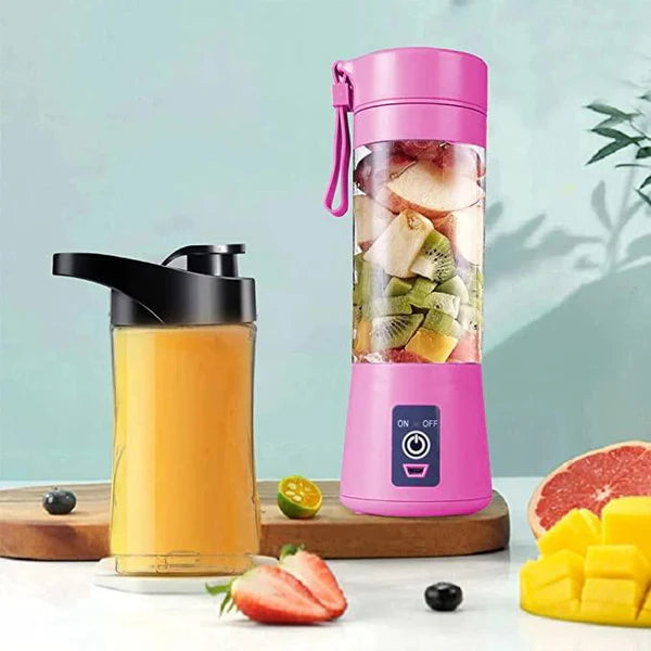 0138 Portable Electric USB Juice Maker Bottle (380 ML)