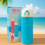 AM5932 Stainless Steel Vacuum Flasks Water Bottle with Sipper Cap - 350ml