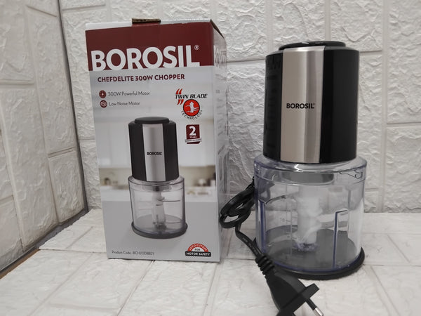 AM3637 Borosil Chef Delite 300 Watts Electric Chopper for Kitchen