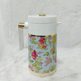 Di0377 Sukhoi Flora Print 3-Piece Insulated Kitchenware Gift Set — Water Jug, Hot Pot & Flask