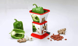 0084 Stainless Steel Vegetable Cutter Chopper (Chilly Cutter)