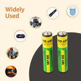 15494 AAA Rechargeable 800 mWh Batteries With Recharging Cable (2 Pc Set)