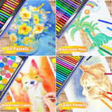 TM0042 Drawing Colour Art Kit - (128-Piece)