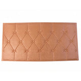 16035 Self Adhesive 3D Foam Wall Panel Cushion Wallpaper (1 Pc, Brown, 69x35 Cm)