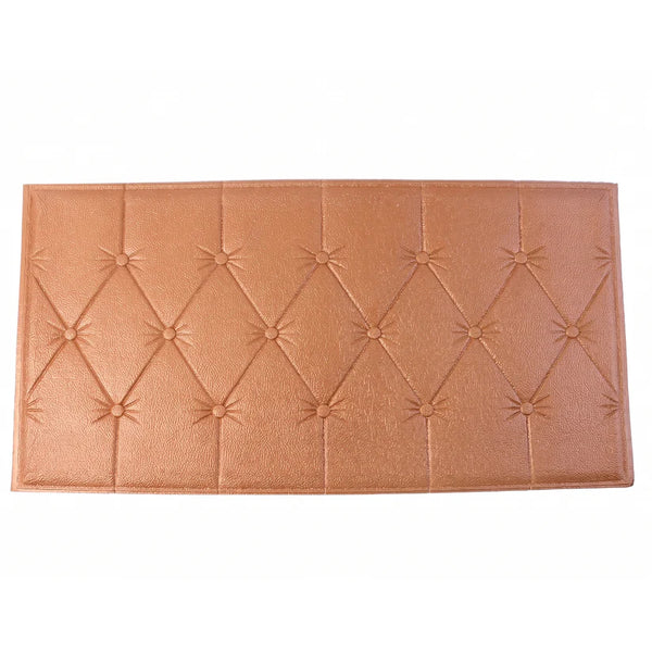 16035 Self Adhesive 3D Foam Wall Panel Cushion Wallpaper (1 Pc, Brown, 69x35 Cm)