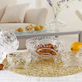 AM5987 Elegant Ice Cream Bowl Set - 6 Small Bowls with 1 Large Serving Bowl (SPS023/L7 & SPS024/L7 & SPS025/L7)