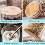 AM3727 Borosilicate Round Containers With Airtight Bamboo Wooden Lids (SMBJ05320L3)