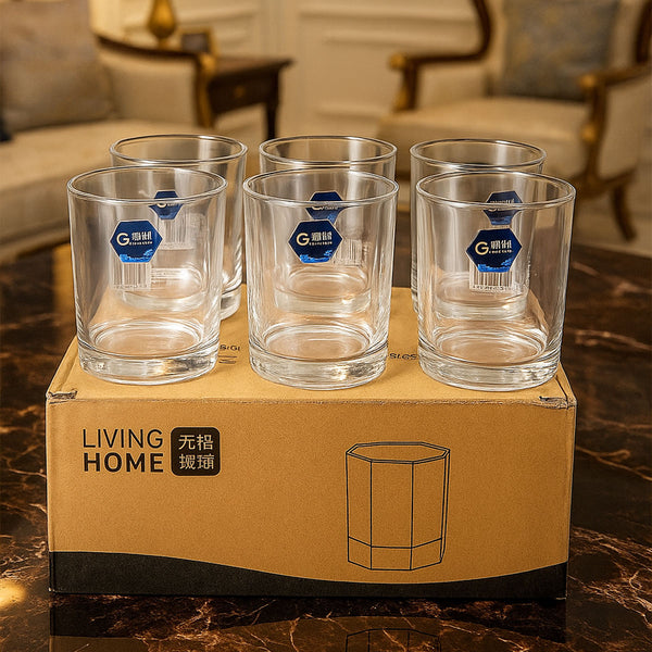AM6000 Lang Xu Whisky Glass Tumbler 184ml - Set of 6 pc
