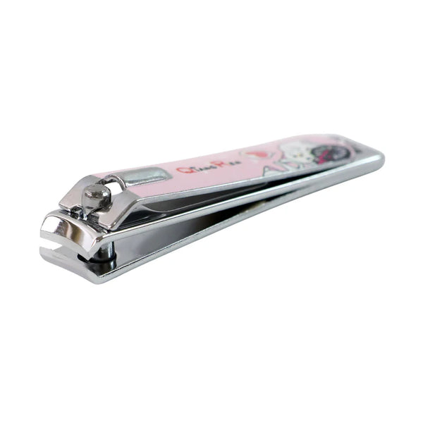 8306 Cute Nail Clipper with Nail Catcher, Nail File - Stainless Steel (1 Pc)