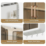 AM6489 3 Layer Self-Adhesive No-Drill Plastic Storage Rack - (Pack of 1)