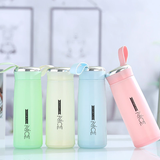 Nice Water Bottle Glass Liner Creative Thermos 400ml