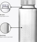 AM0309 Glass Water Bottle with Leak-Proof Airtight Double Layer 500ml