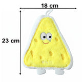 A06903 Cartoon Microfiber Hanging Hand Towel Quick Dry Kitchen Wipe Cloth (1 Pc)