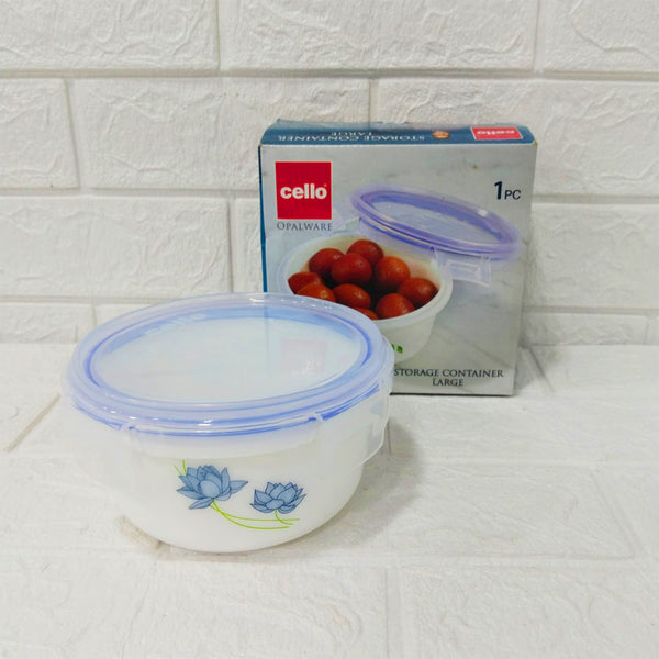 Di0236 Cello Opalware Storage Container Large with Lid – 1 Pc
