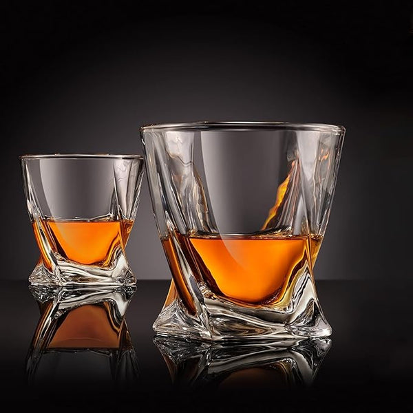 AM3746 Twist Whiskey Glasses Set of 6 Pcs 150ml