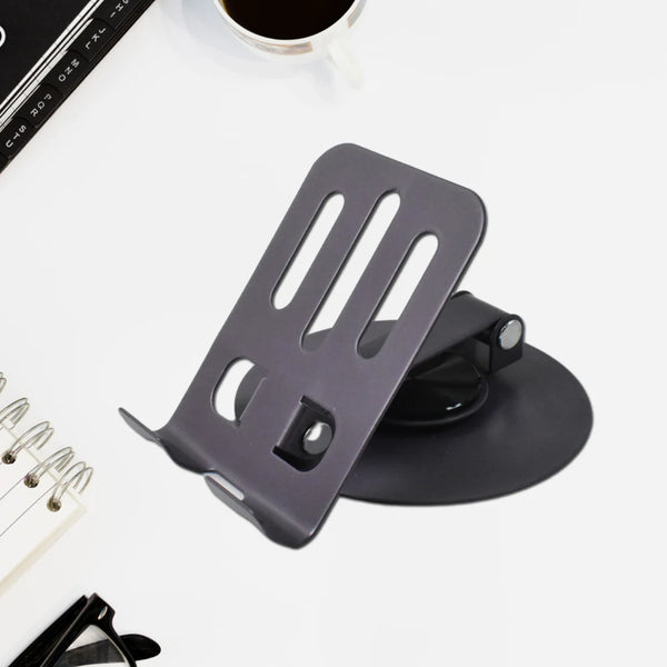 6084 Foldable Metal Mobile Stand (1 Pc)