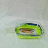 AM6203 Borosil Klip N Store Rectangular Glass Container - 2 Ltr with Air Tight Lid