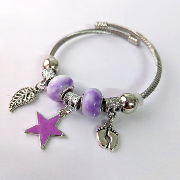 AM1121 Purple Star Enchantment Bracelet