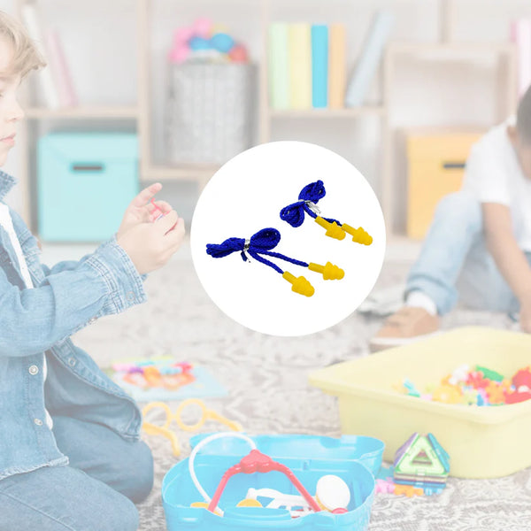 12923 Soft Silicone Ear Plugs Hearing Protection (2 Pc Set)