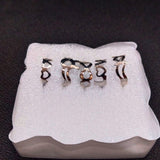 AM5877 Multicolor Latest Stylish Crystal Rings for Women - Pack of 5
