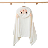 AM5245 Cute Animal Face Hooded Soft Baby Towels: The Perfect Bath Time Companion