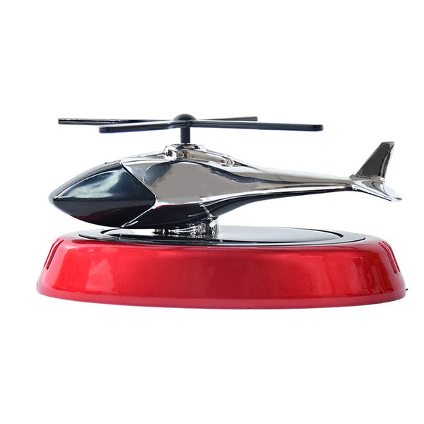 15510 Solar-Powered Rotating Helicopter Car Air Freshener