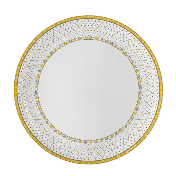 AM5753 Cello Opalware Divine Infinity Dinner Set, 33 Units | Microwave & Dishwasher Safe | Light-Weight & Thermal Resistant | Crockery Set for Dining & Gifting