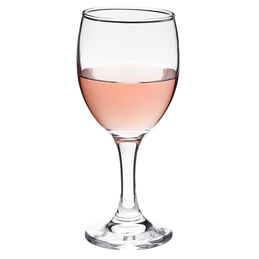 AM3725 Big Stemmed Wine Clear Glass  330ml Set of 6