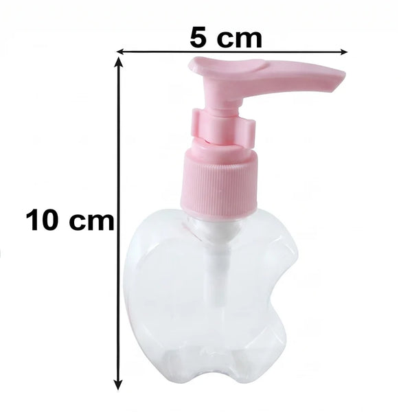 A06902 Travel Refillable Empty Cosmetic Bottle Set with Spray Pump Jar (4 Pc Set)