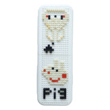 20016 Decorative Pixel Art Style Desk Pen Holder (1 Pc)