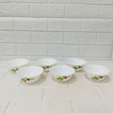 Di0230 Cello Opalware Imperial Rose Veg Bowl Set – 6 Pcs (11.2 cm)