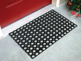 3957 PVC Rubber Outdoor Door Mat for Home/Bathroom/Office/Main Door 24 x 16 Inches