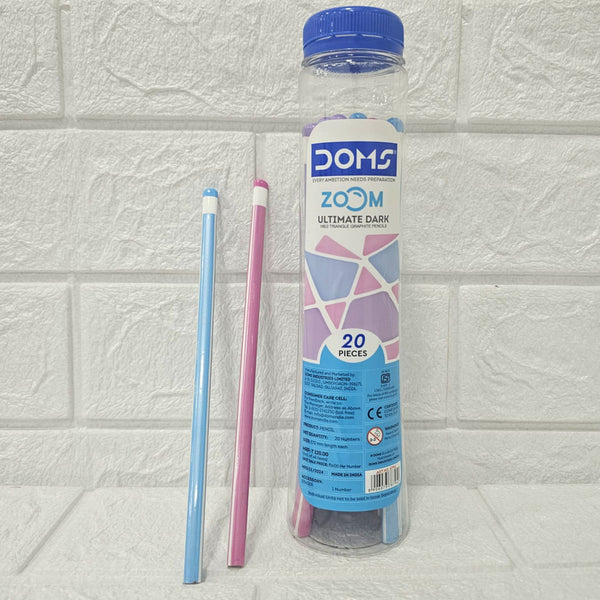 AM6067 Doms SUPER SIX Graphite Pencils - 1 Jars of 20 Pencils