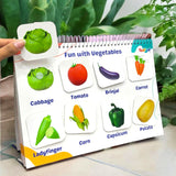 AM5786 Chhote Natkhat All in One Early Learning Velcro Book (12 Category) - For Kids Velcro Book