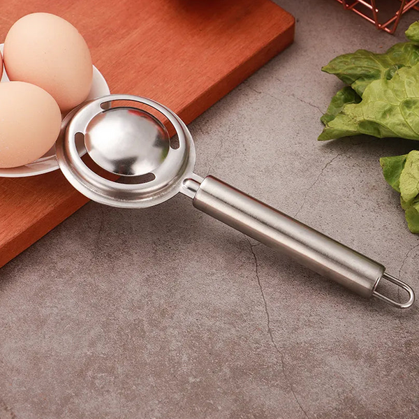 5898 kitchen tools Egg Yolk White Separator Stainless Steel Egg White Separator Tools Eggs Yolk Filter Gadgets Kitchen Gadgets Separating Funnel Spoon Egg Divider Tools