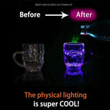 0619 Led Glass Cup (Rainbow Color)