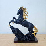 AM5933 Luxury Rearing Horse Sculpture – Decorative Showpiece for Home & Office